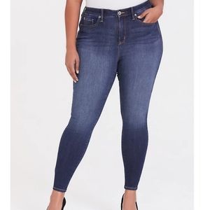 Torrid sky high skinny jeans